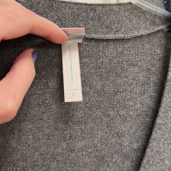 Aqua Cashmere Sweater, Size Small, Gray, Like New - Picture 3 of 4